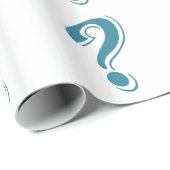 BLAUWE VRAAG MARK GRAPHICS CURIOUS CADEAUPAPIER (Rol Hoek)