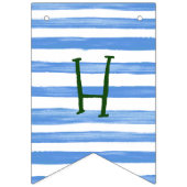 Blauwe vrachtwagenboom Gedekte jaarbanner Vlaggetjes (Eerste vlag)