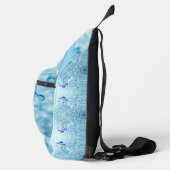 Blauwe vrede sling bag (Rechts)