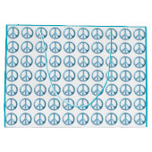 BLAUWE VREDESSYMBOLMOTIF LARGE CADEAUTASJE (Achterkant)