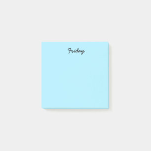 Blauwe vrijdag post-it® notes
