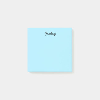 Blauwe vrijdag post-it® notes