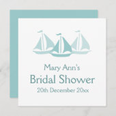 Blauwe Vrijgezellenfeesten Kaart (Voorkant / Achterkant)