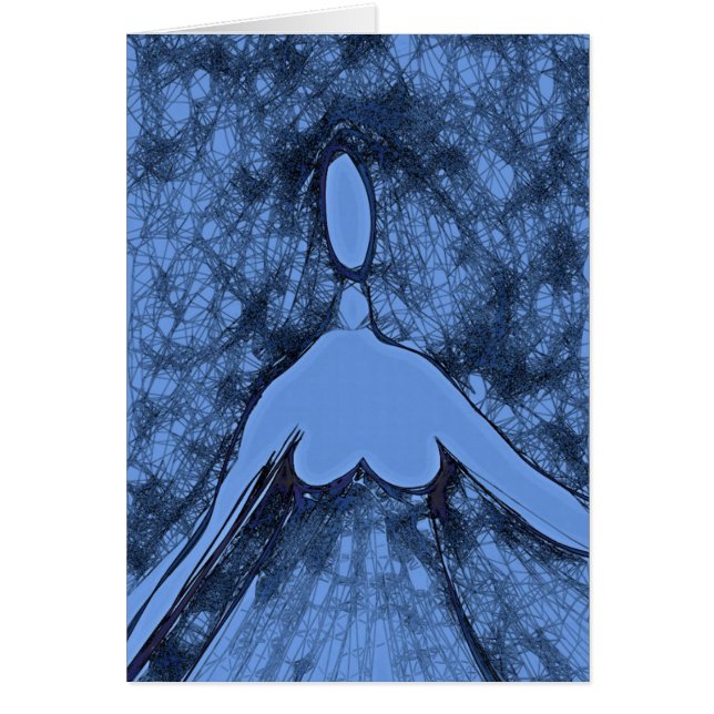 Blauwe vrouw (Voorkant)