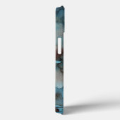 Blauwe vrouw Case-Mate iPhone case (Achterkant / Rechts)