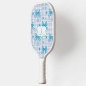 Blauwe Vrouwelijke Coquette Bows Pickleball Paddle (Links)