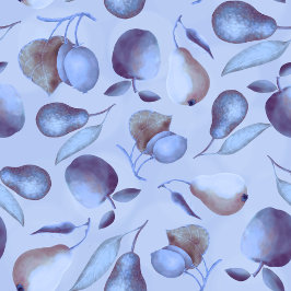 Blauwe vruchten op blauwe achtergrond behang