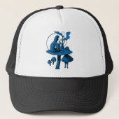 Blauwe vulling van de derde pijler trucker pet (Voorkant)