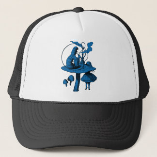 Blauwe vulling van de derde pijler trucker pet