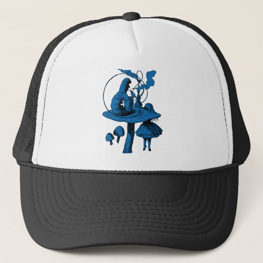 Blauwe vulling van de derde pijler trucker pet (Voorkant)