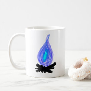 Blauwe Vuur Beker Koffiemok