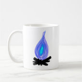 Blauwe Vuur Beker Koffiemok (Links)