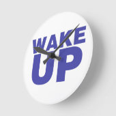 Blauwe wakker maken ronde klok (Hoek)