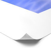 BLAUWE WALEN AFDRUKKEN POSTER (Hoek)