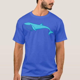 Blauwe walvis 12 t-shirt