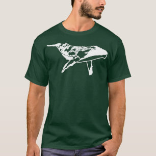 Blauwe walvis 1 t-shirt
