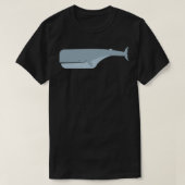 Blauwe walvis 54 2 t-shirt (Design voorkant)