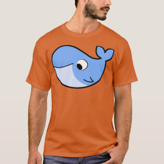 Blauwe walvis 54 4 t-shirt