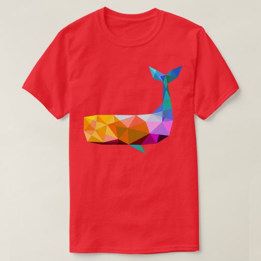 Blauwe walvis 66 t-shirt (Design voorkant)