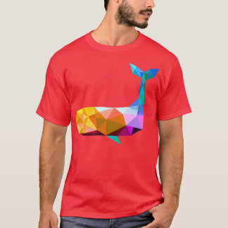 Blauwe walvis 66 t-shirt