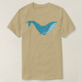 Blauwe walvis 73 2 t-shirt (Design voorkant)