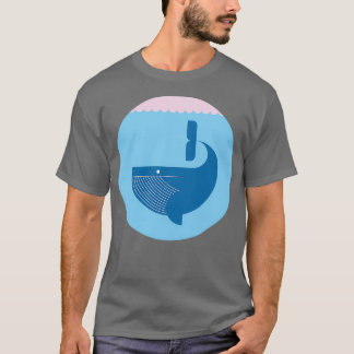Blauwe walvis 77 1 t-shirt