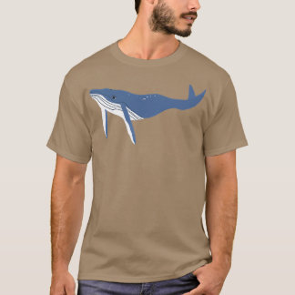 Blauwe walvis 77 t-shirt