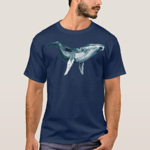 Blauwe walvis 80 t-shirt