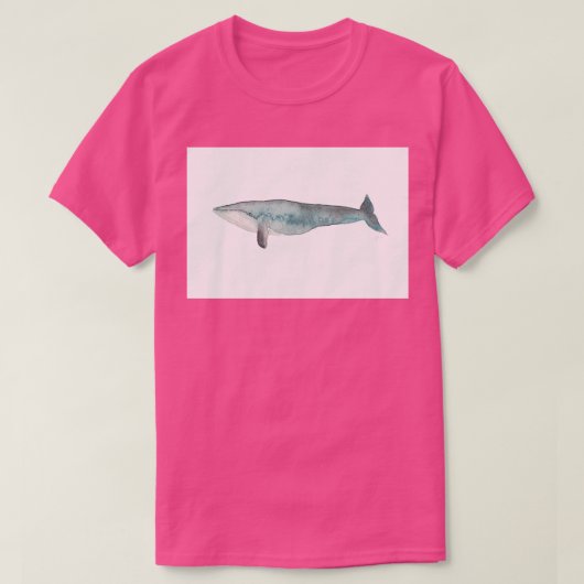 Blauwe walvis 82 t-shirt (Design voorkant)