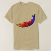 Blauwe walvis 9 1 t-shirt (Design voorkant)