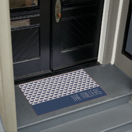 Blauwe walvis, autisch deurmat