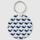 Blauwe walvis, autisch sleutelhanger (Voorkant)