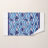 Blauwe walvis bad handdoek (Handdoek)