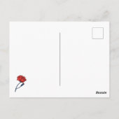 Blauwe walvis briefkaart (Achterkant)