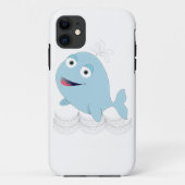 Blauwe walvis Case-Mate iPhone case (Achterkant)