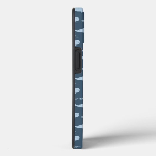 Blauwe walvis Case-Mate iPhone case (Achterkant / Rechts)
