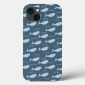 Blauwe walvis Case-Mate iPhone case (Achterkant)