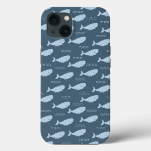 Blauwe walvis Case-Mate iPhone case