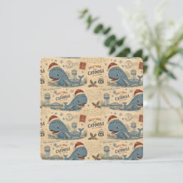 Blauwe Walvis Catoosa Kerstgroeten