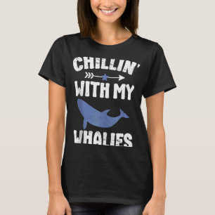 Blauwe walvis die walvisachtigen volgt 1 t-shirt
