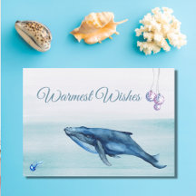 Blauwe walvis en kwallen