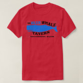 Blauwe walvis — gedempt t-shirt (Design voorkant)