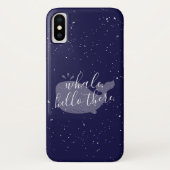 Blauwe walvis, Hallo daar Case-Mate iPhone Case (Achterkant)
