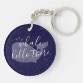 Blauwe walvis, Hallo daar Sleutelhanger (Achterkant)