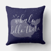 Blauwe walvis, Hallo tweetoned Sierkussen (Achterkant)