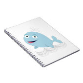 Blauwe walvis notitieboek (Rechterzijde)