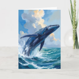 Blauwe Walvis Oceaan Dier Kaart