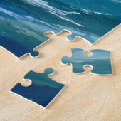 Blauwe Walvis Oceaan Dier Schilderij Legpuzzel (Zijkant)