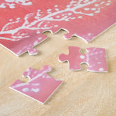 Blauwe Walvis | Oceankleuren Waterverf Dier Legpuzzel (Zijkant)