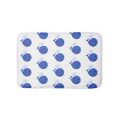 Blauwe walvis Scheepvaart Bathroom Kinder Bath Mat (Voorkant)